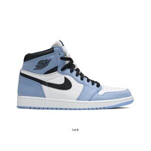 Jordan 1 Retro High OG University Blue ; NEW